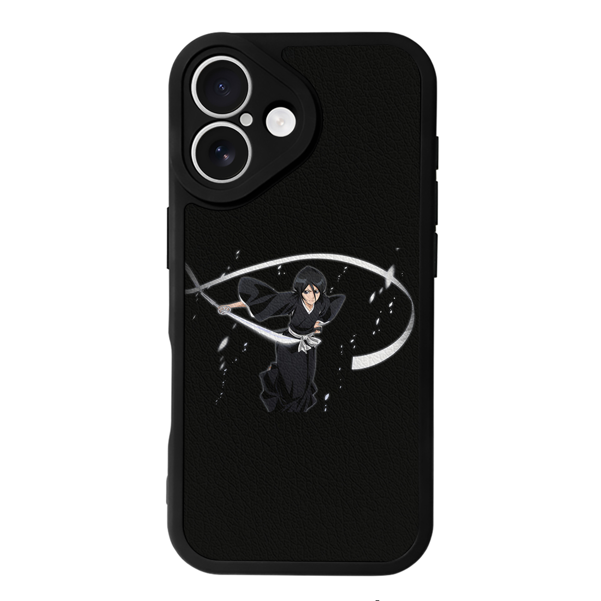 （画像用） ブリーチ 朽木ルキア BLEACH Kuchiki Rukia 【iPhone 16シリーズ対応】シリコンスマホケース（レザー調） 材質：シリコン